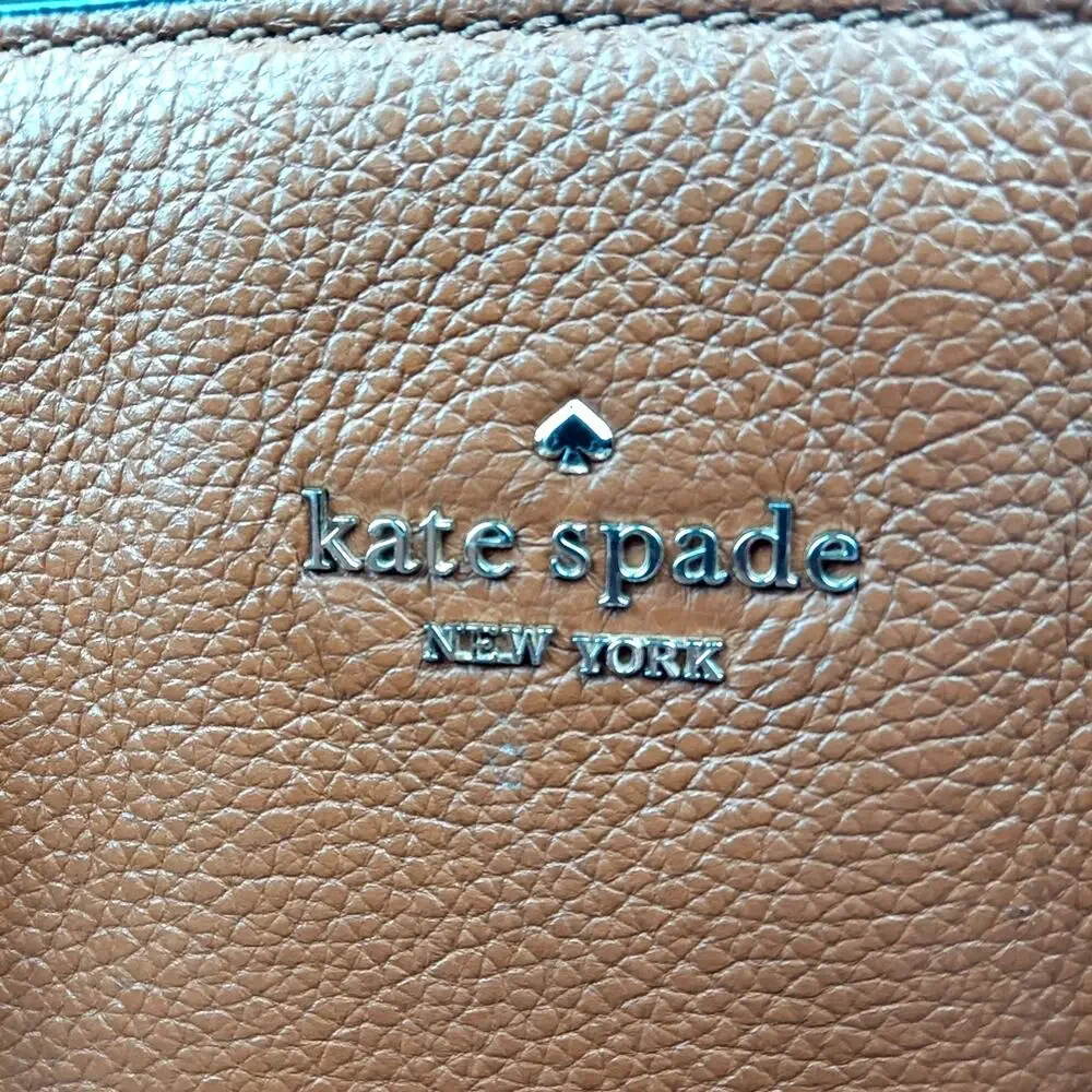 Kate Spade Jackson Camel Brown Medium Satchel Bag Purse Handbag